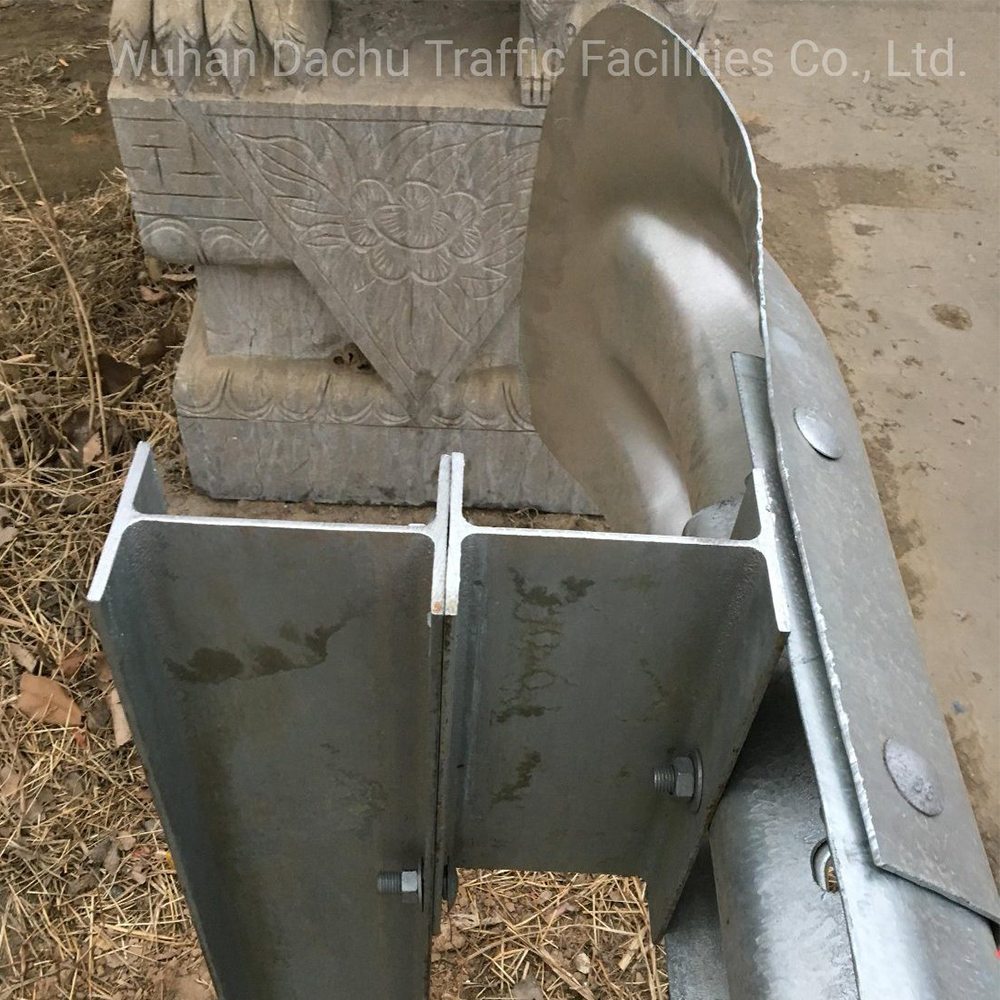 W Beam Class A 2.67mm Metal Crash Barrier Highway Guardrails