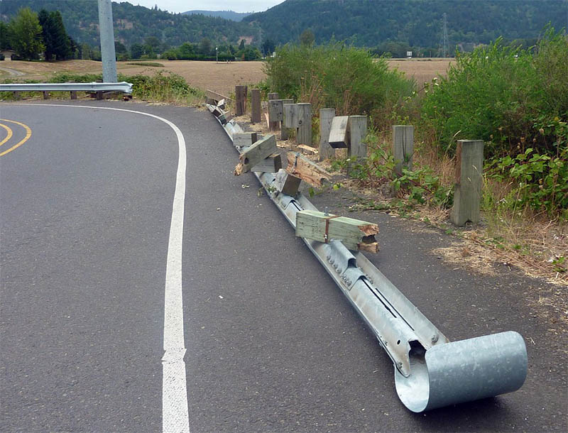 Purpose of Highway Guardrails