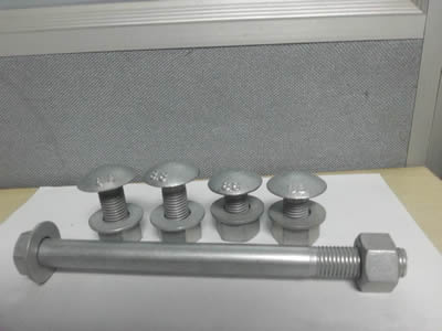 Galvanized M16*35 Highway Guardrail Splice Bolts and Nuts