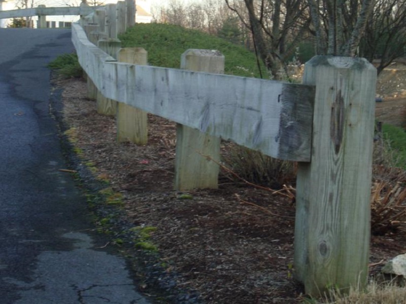 How to Build a Cheap Guardrail for Your Driveway